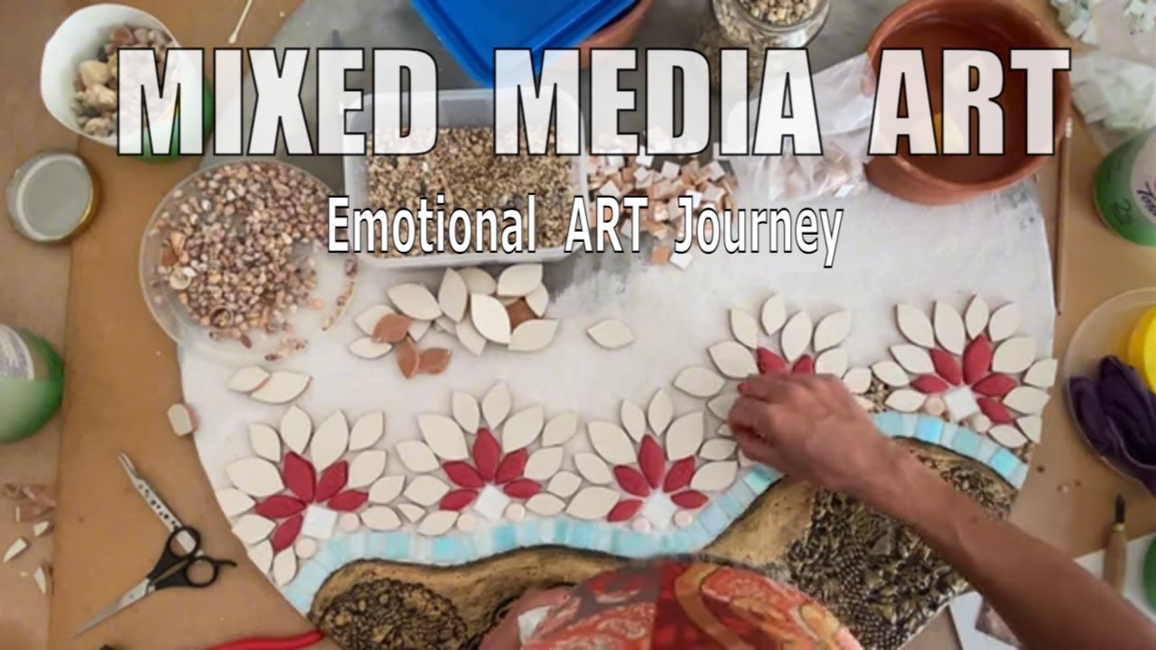 Watch Me Create a MOSAIC MASTERPIECE: Cement, Glass, Resin & More