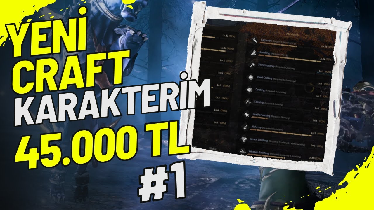 Rise Online | Weapon Craft Karakteri Aldım 45.000 TL Ödedim | Efsane Weapon Craft Serisi Başladı