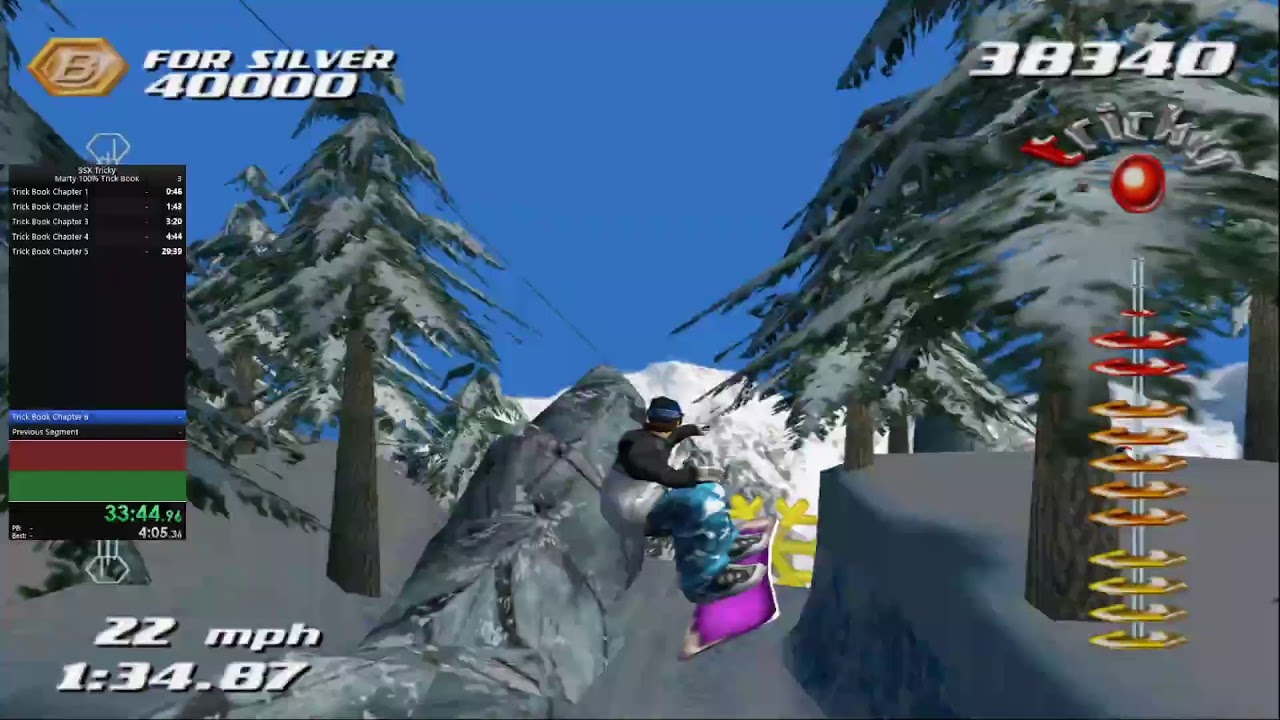 SSX Tricky Marty 100% Trick Book Speedrun