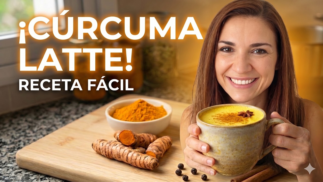 Cómo preparar CÚRCUMA LATTE: receta fácil de LECHE DORADA (golden milk)