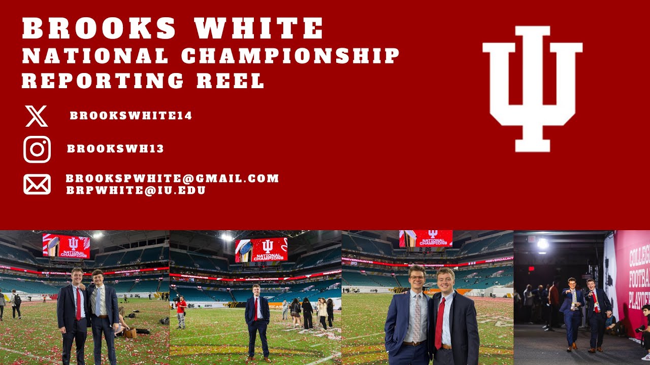 Brooks White | 2026 National Championship Reporting Reel