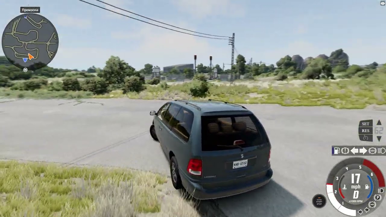 играю в BeamNG drive 3 часть