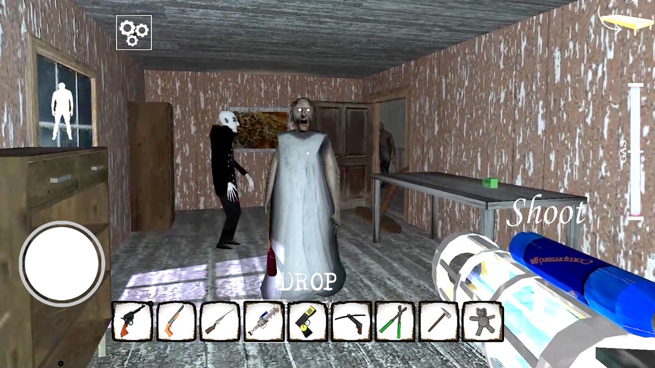 Granny Latest Version 1.9 Unlimited Weapons And 9 Items Slots