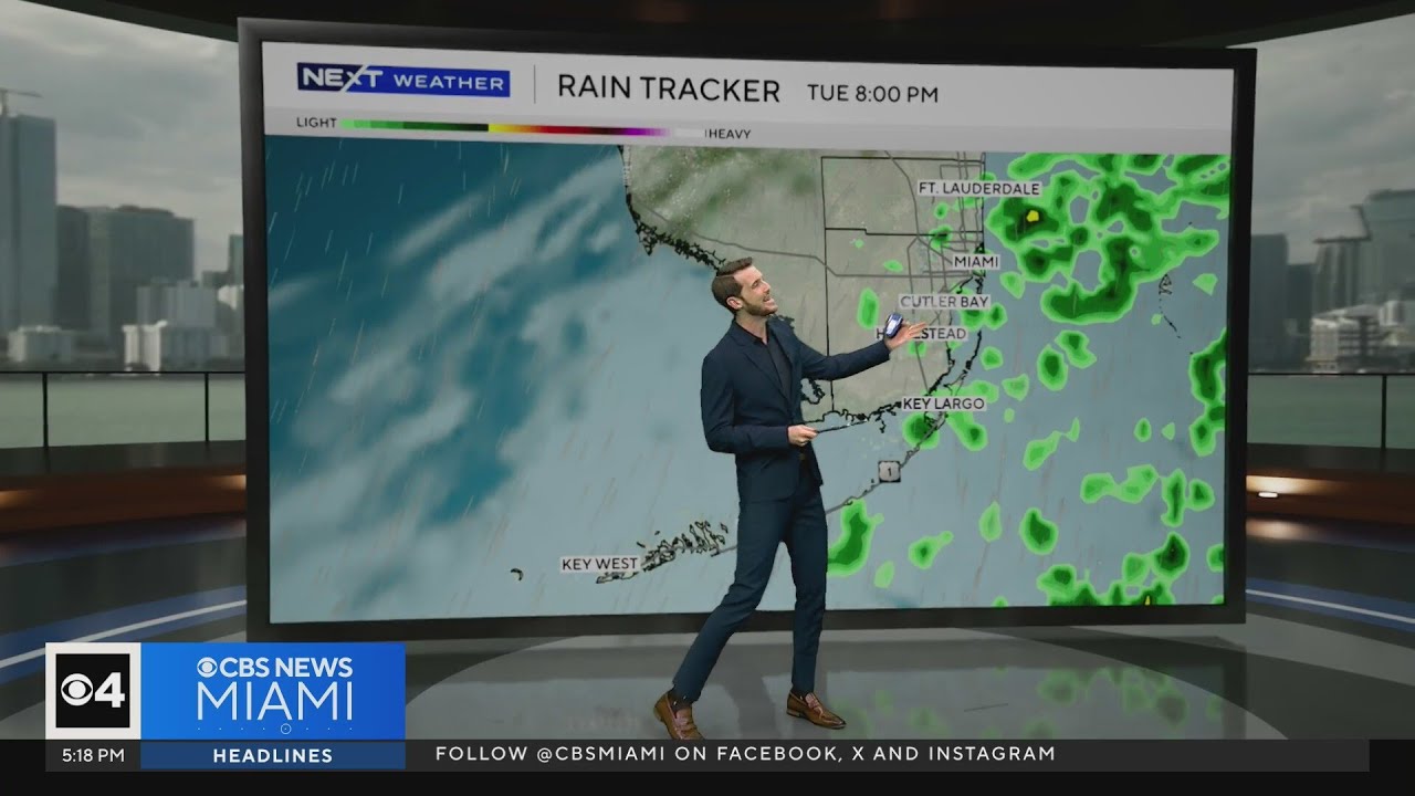 Marginal risk for severe storms tonight in South Florida: Cooler temps and showers ahead