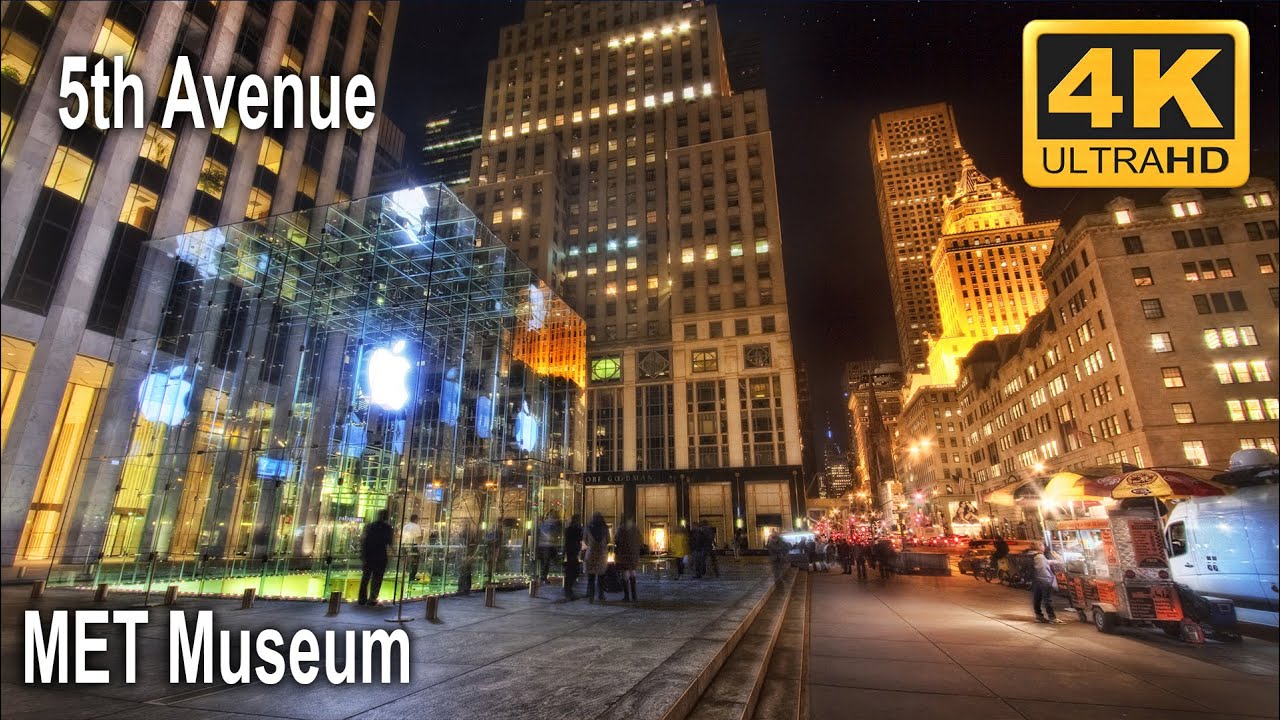 Walking in New York City 4K - From 5th Avenue to MET Museum
