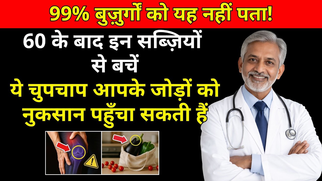 वरिष्ठ नागरिकों, इन सब्जियों को कभी न छुएं — ये चुपचाप आपके जोड़ों को नुकसान पहुंचा रही हैं
