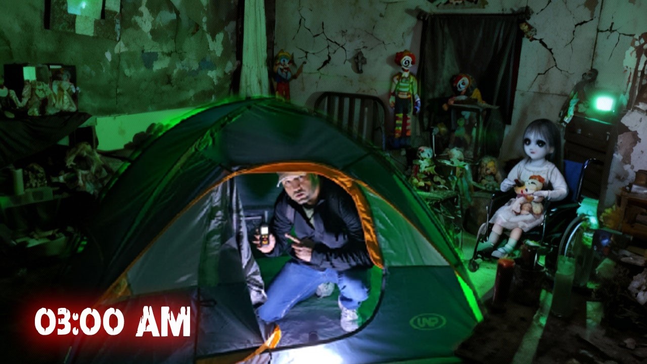 ACAMP&Eacute; EN LA CASA DEL EXORCISMO Y ESTO PAS&Oacute;....😨