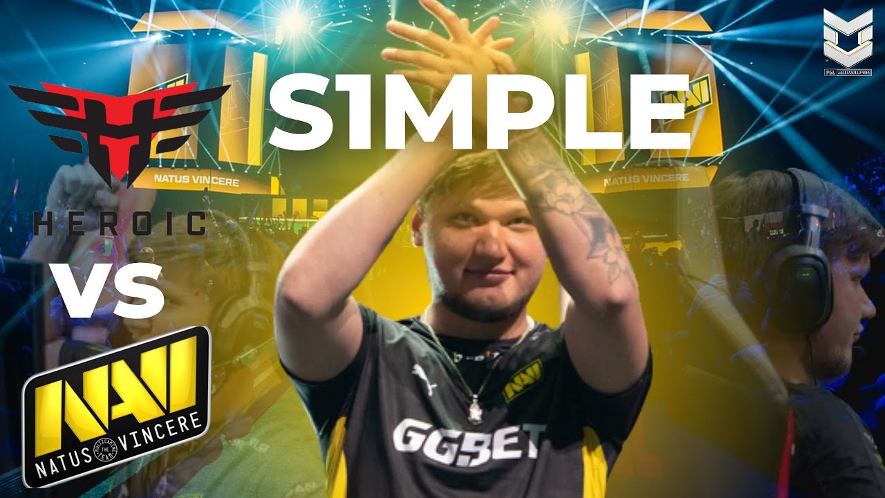 CSGO POV NAVI s1mple (22/17) vs Heroic (ancient) @ PGL Major Antwerp 2022 Champions Stage