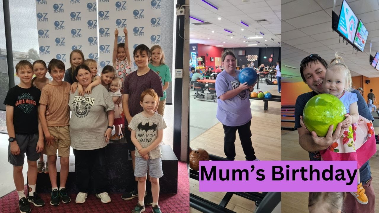 MUM'S BIRTHDAY | BOWLING WITH 11 KIDS | Large Family of 15