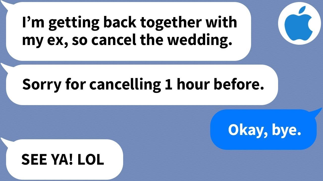 【Apple】Fiancé Cancels Wedding One Hour Before to Be with His Ex —His World Crashes at Ceremony Time!