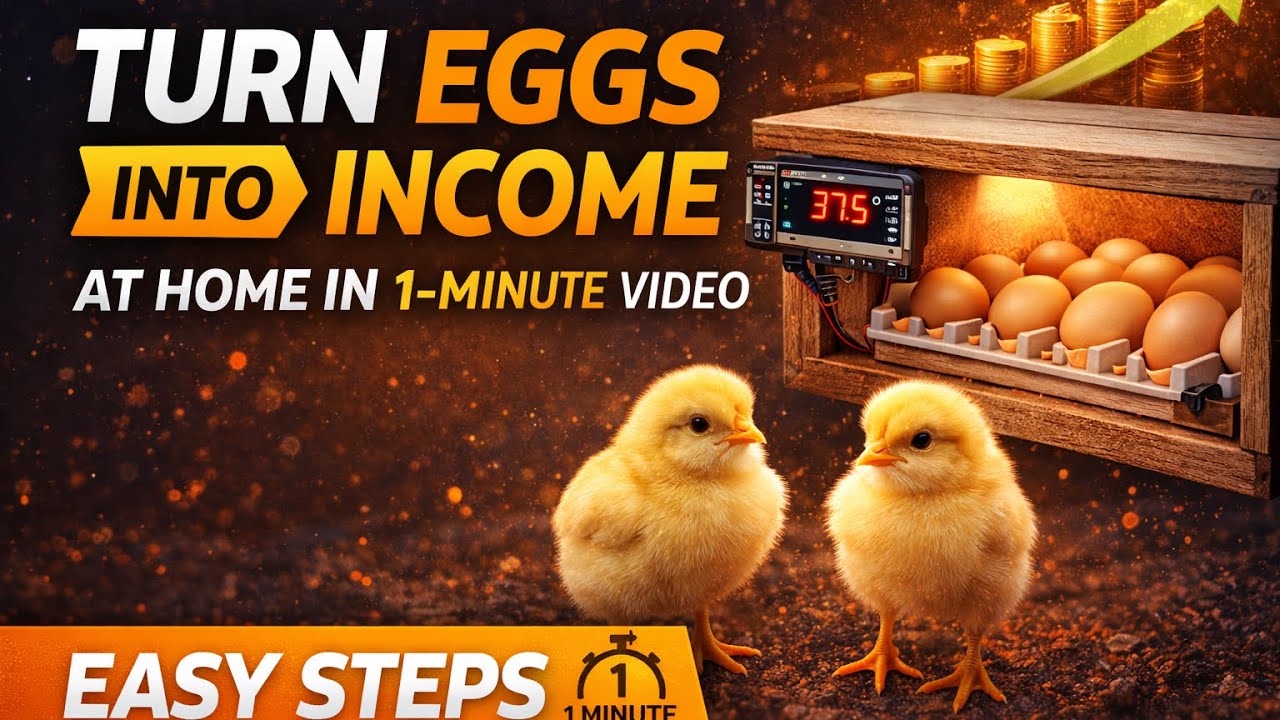 Make Egg Incubator at Home and convert your time to income in simple steps 🐣