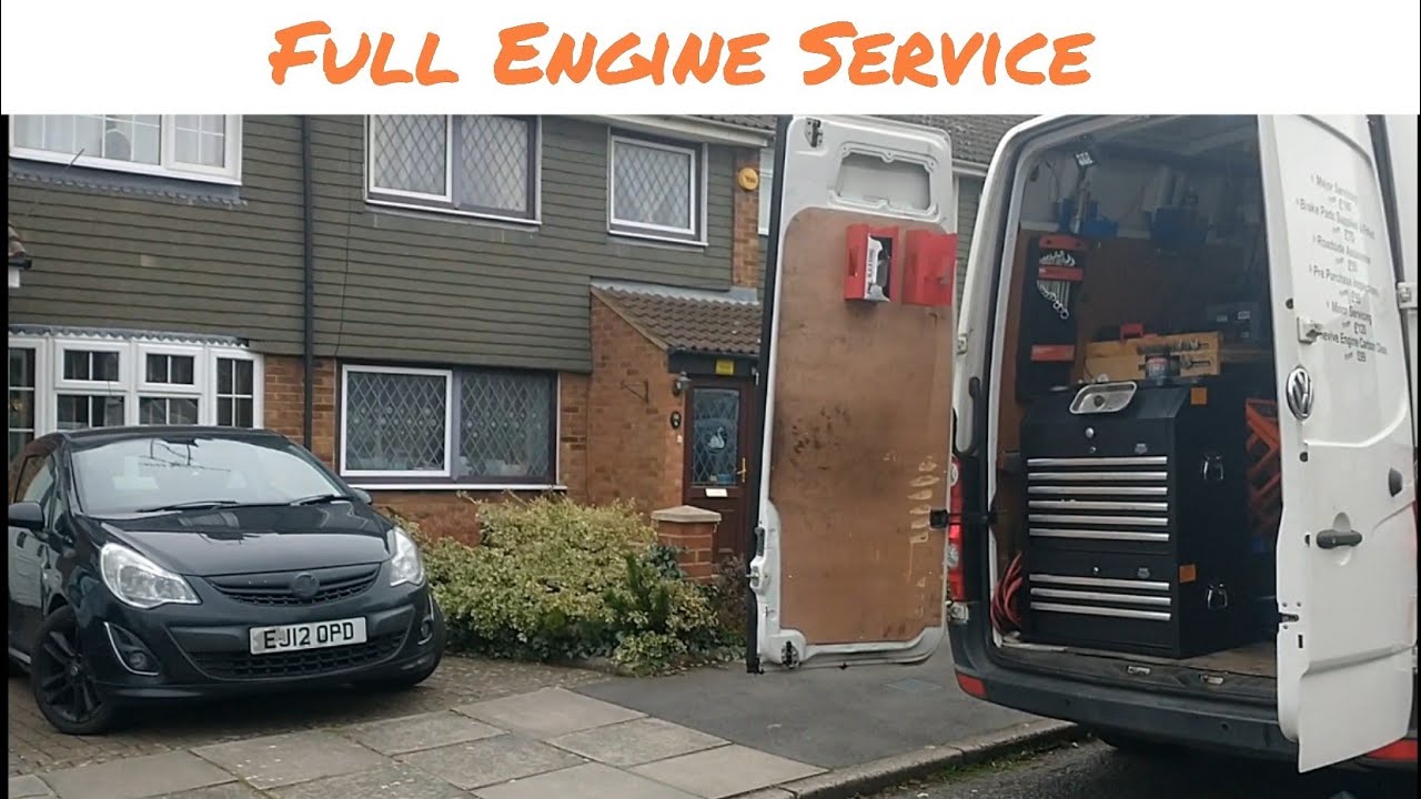 Vauxhall / Opel Corsa D 1.2 Full Service Walkthrough. Oil Air Cabin Pollen Filter Location