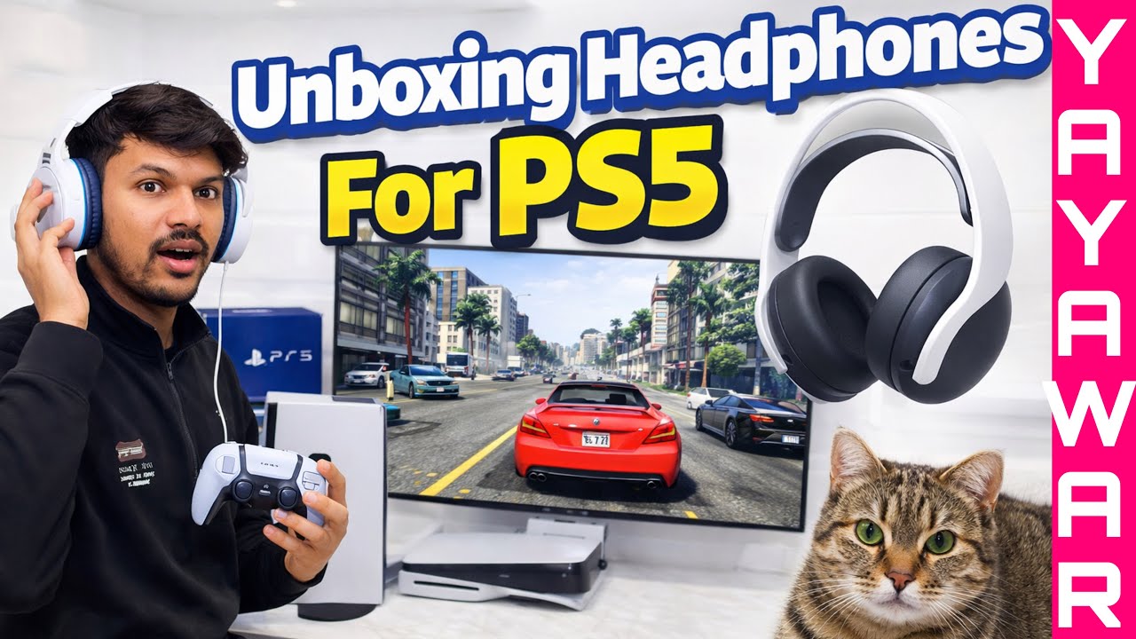 Unboxing My New Headphones For My New PS5 🎧🔥 | Best PS5 Gaming Headset | Yayawar Gaming