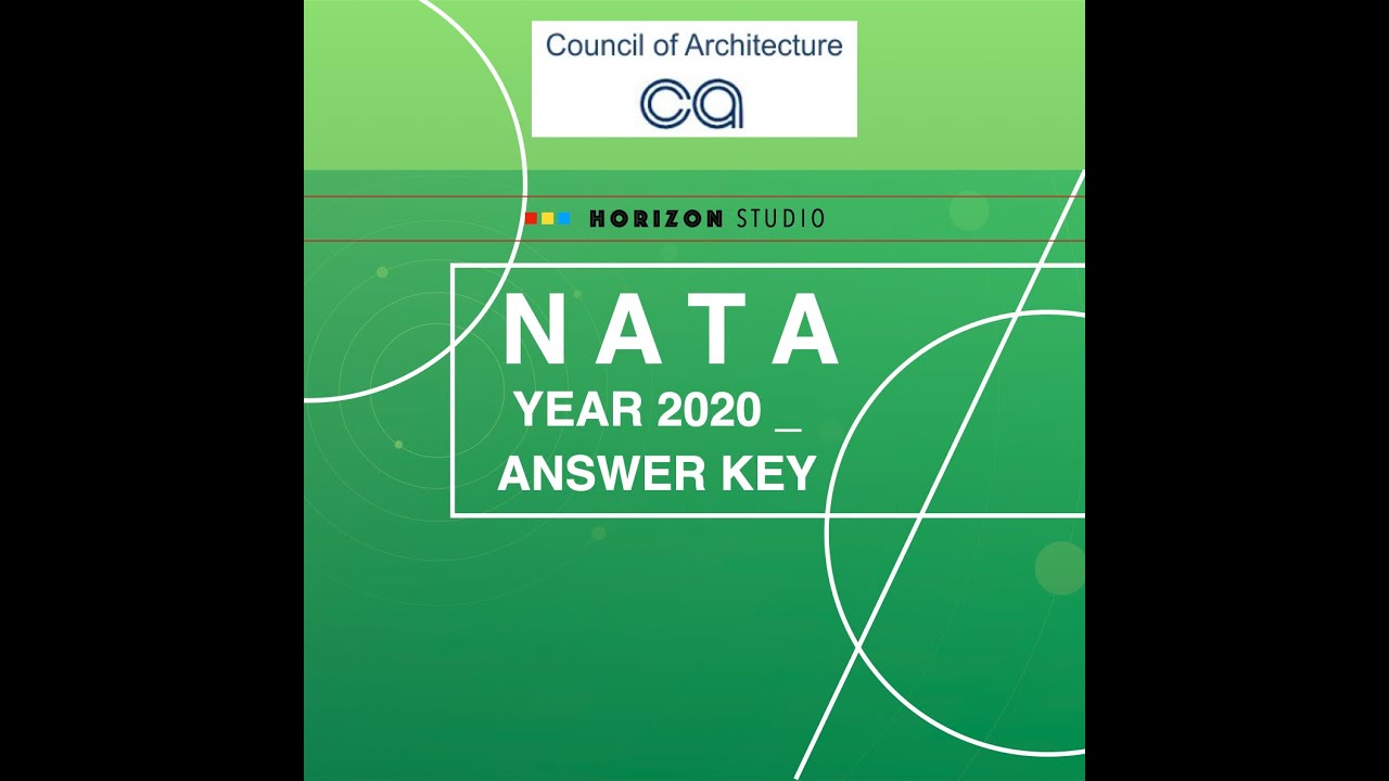 NATA PAPER 2020 // ACTUAL QUESTION PAPER_YEAR 2020 // ANSWER KEY #NATA #NATA2021 #NATAPASTPAPER