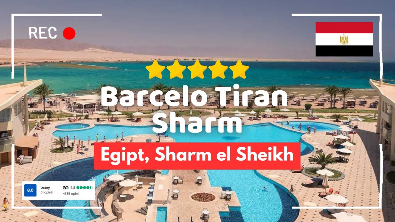 🇪🇬 Barcelo Tiran Sharm 5* – plaża z rafą i widok na góry, Nabq, Egipt #wakacje #egipt #sharmelsheikh