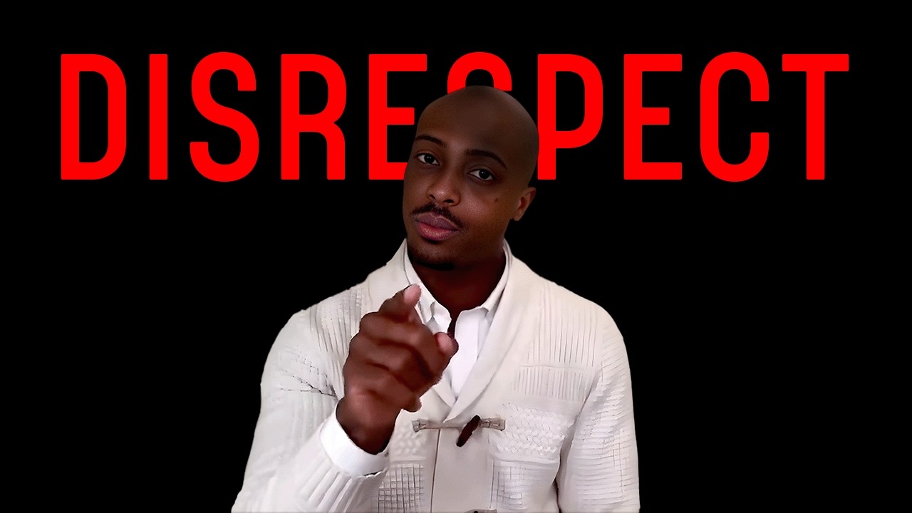How to deal with disrespect