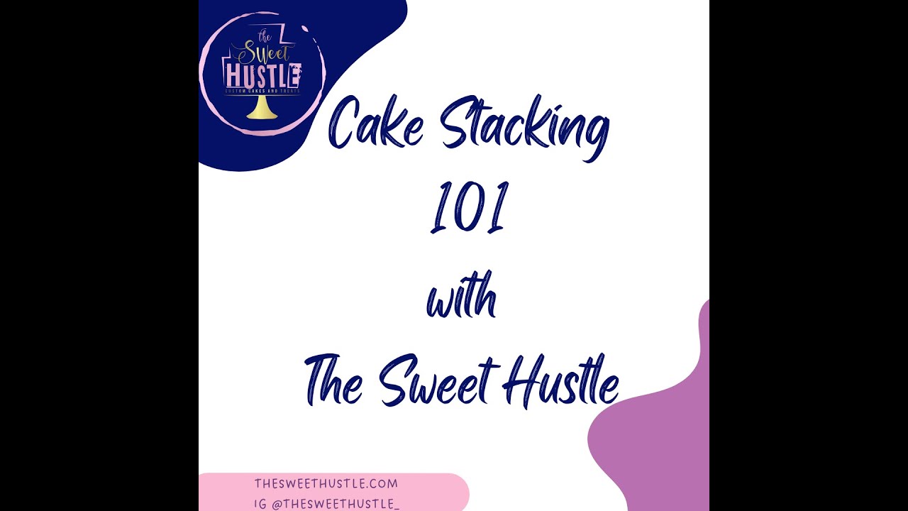 How to stack a tiered cake