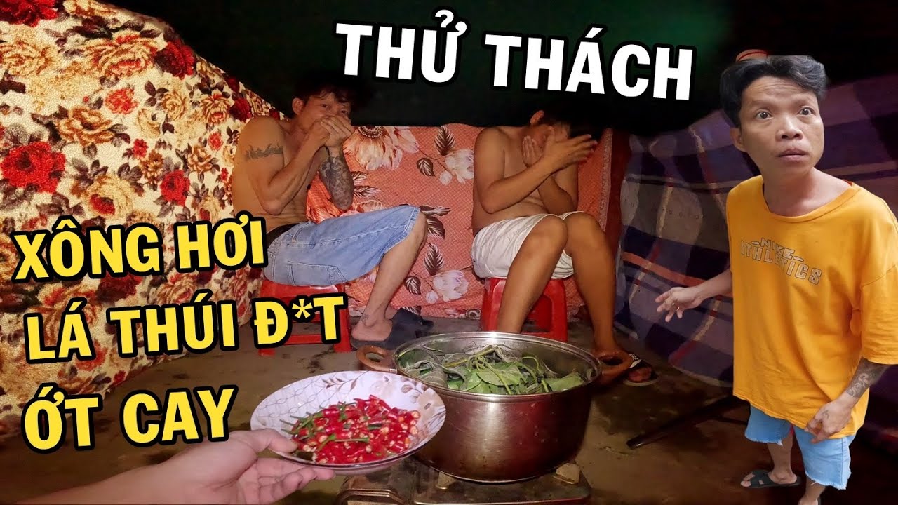 Thử Thách XÔNG HƠI bằng Lá Thúi Đ*t và ỚT Cay cùng Anh Nhí Betta