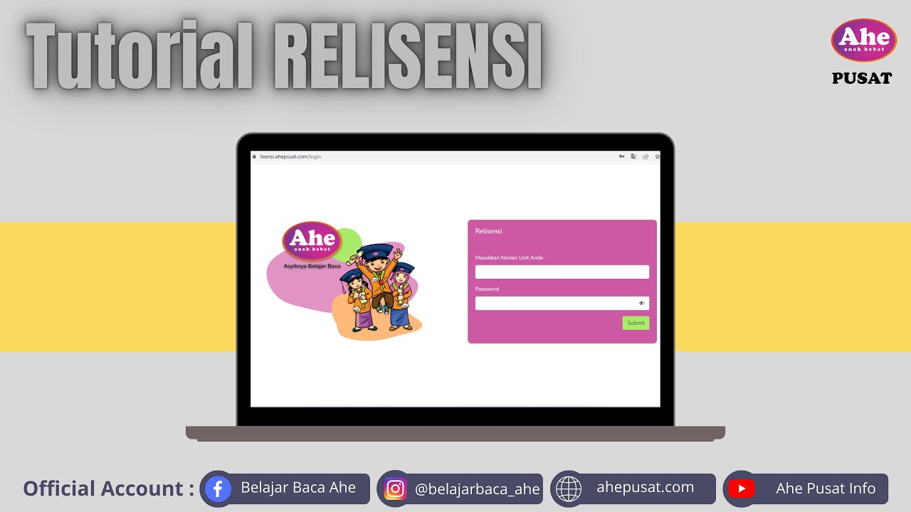 Tutorial Relisensi bersama Admin 2 Ahe Pusat