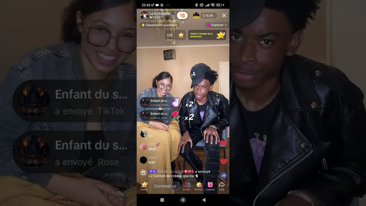 Rediffusion live Le J Steuplait et Enyzz (chansons d'amour, Choumak, papouilles, passions) partie 2