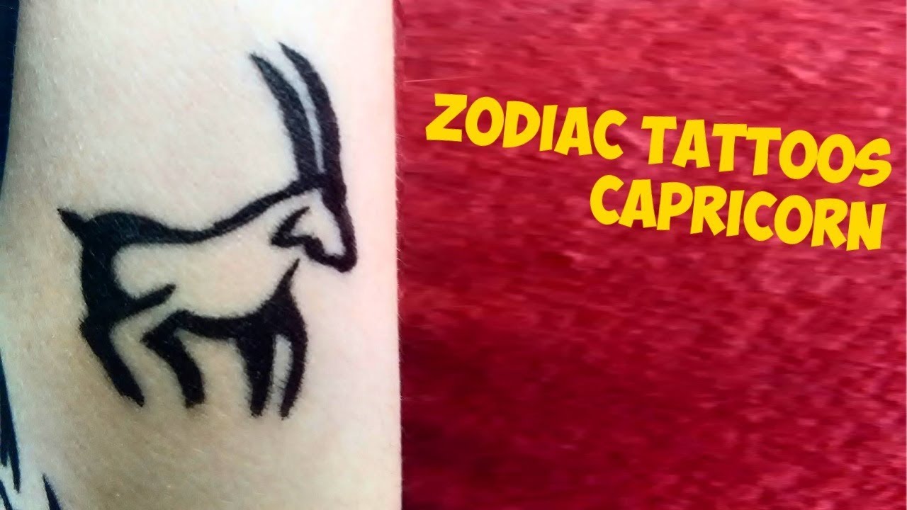 Zodiac Signs Tattoos: Capricorn