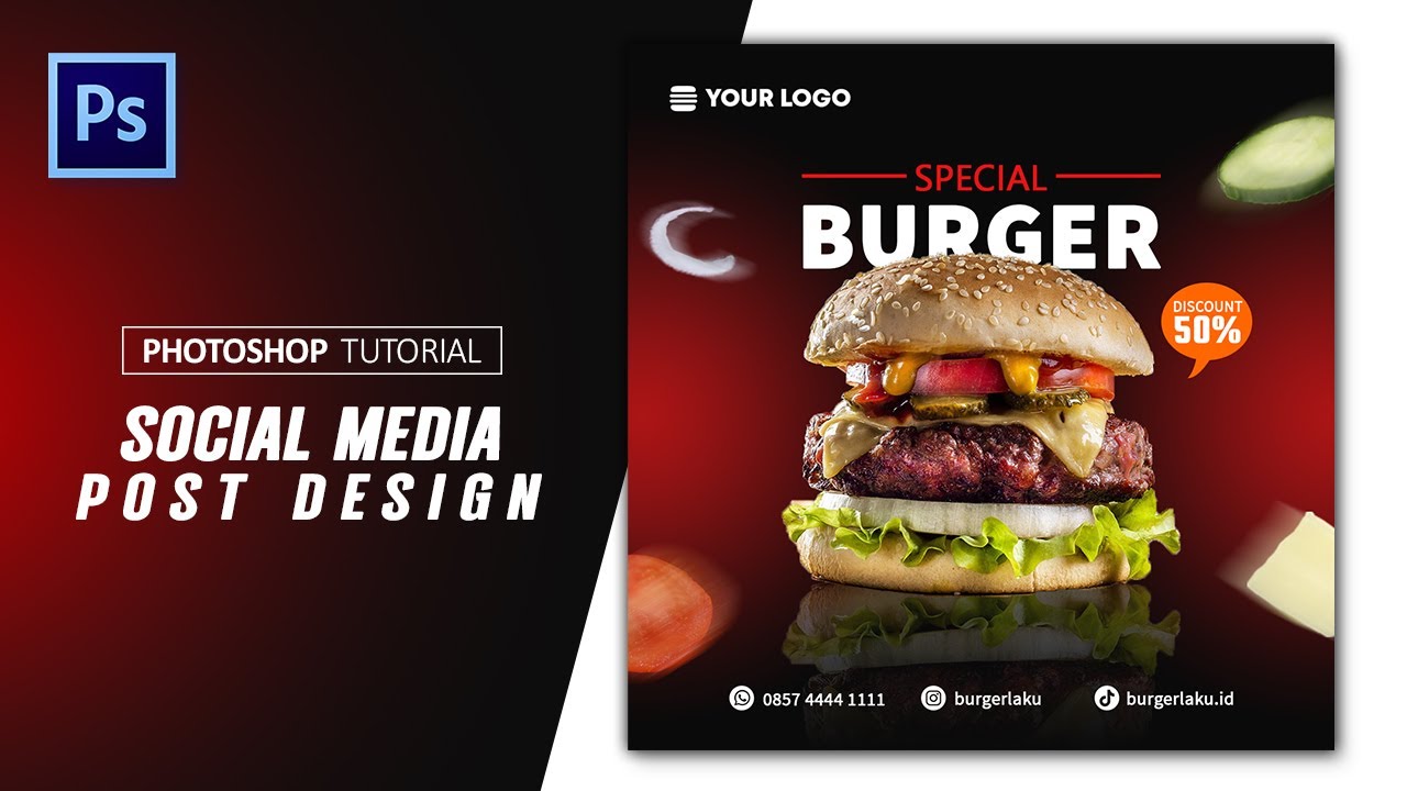 Tutorial Photoshop Membuat Desain Instagram