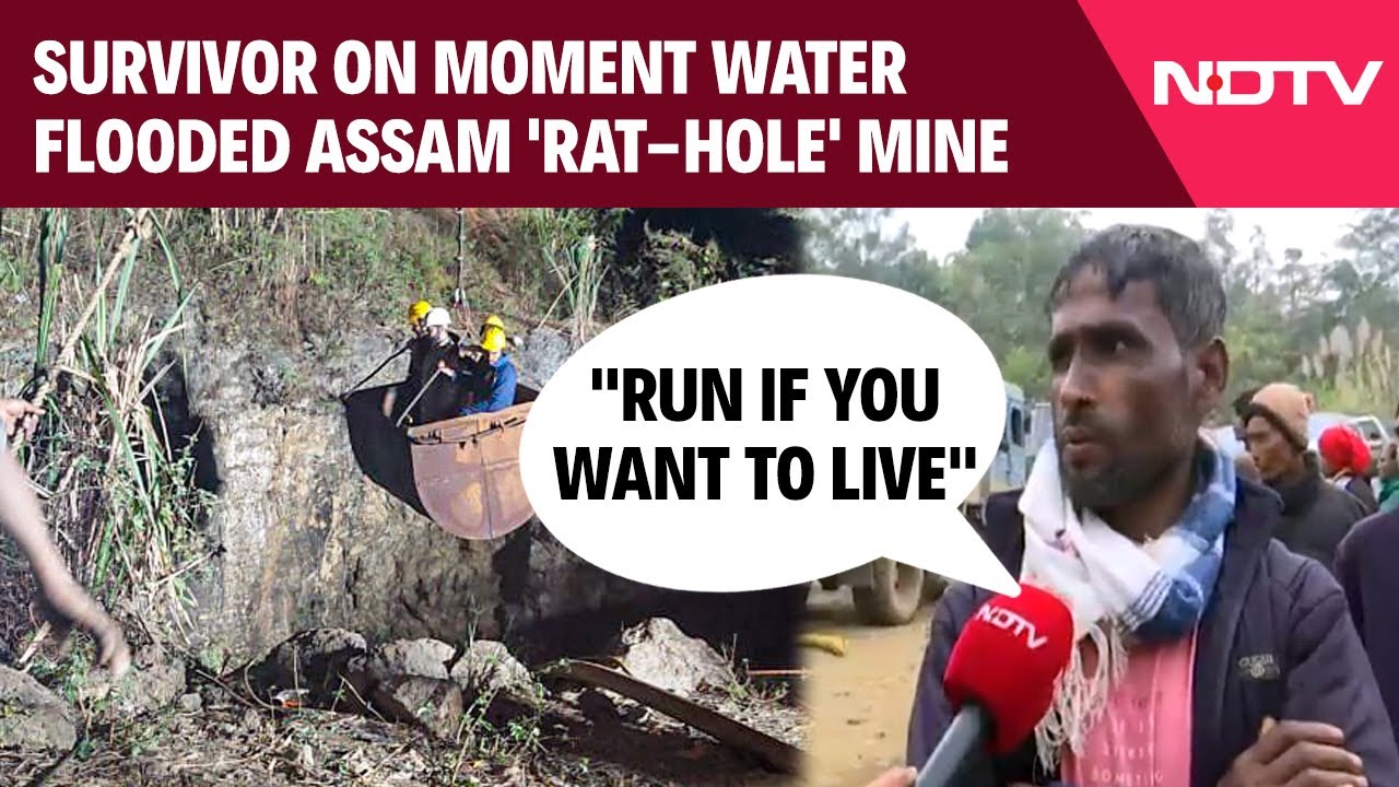 Assam Mine News | Survivor On Moment Water Flooded Assam 'Rat-Hole' Mine: 