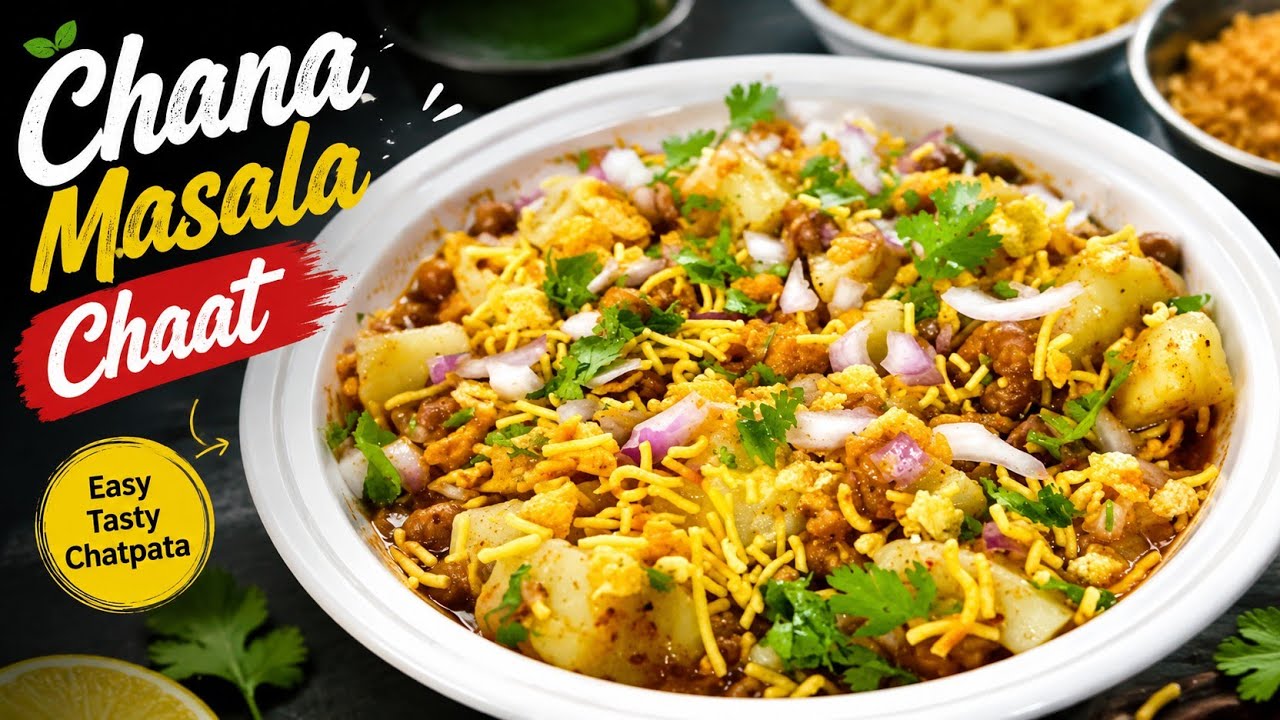 Chana Chaat Masala Recipe | Simple or Authentic Chana Chaat Masala |Easy & Chatpata Chole Chaat ||