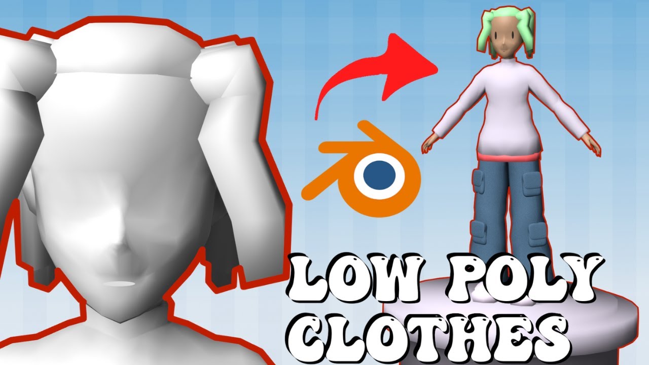 Low Poly Clothing In Blender