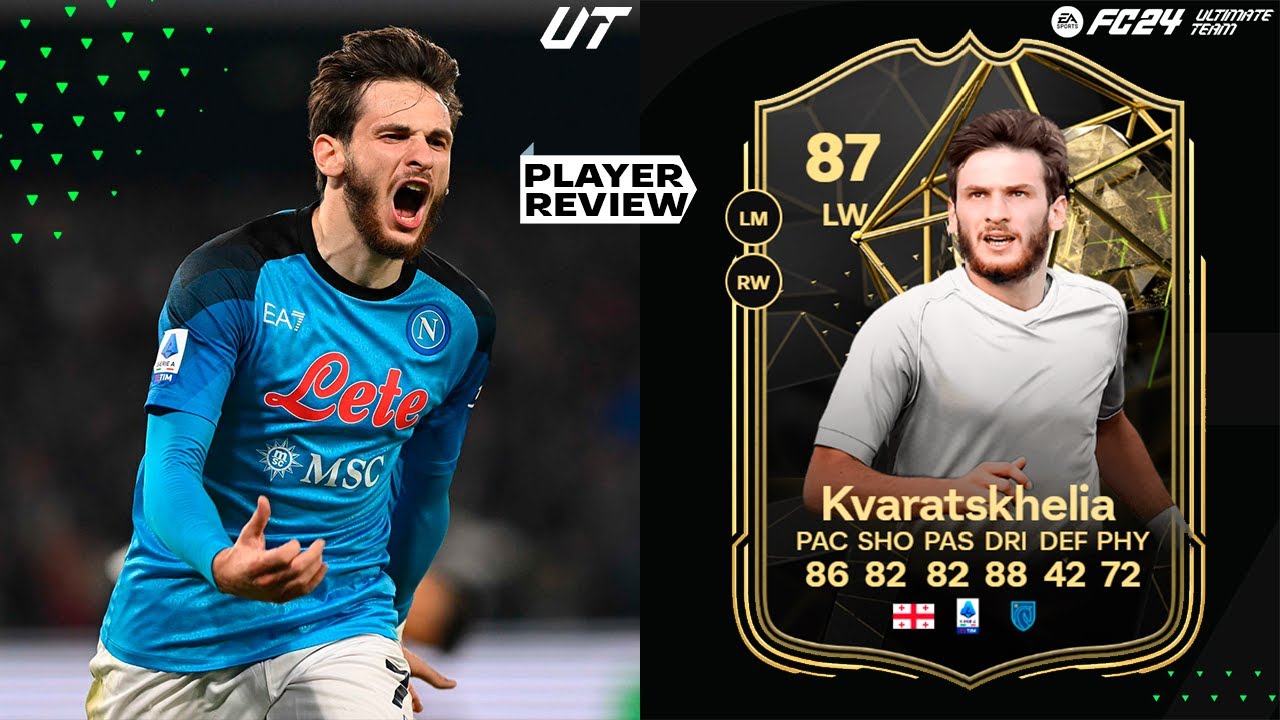 CARTA MARAVILLOSA – Kvicha Kvaratskhelia IF (87) – Review – EA Sports FC 24
