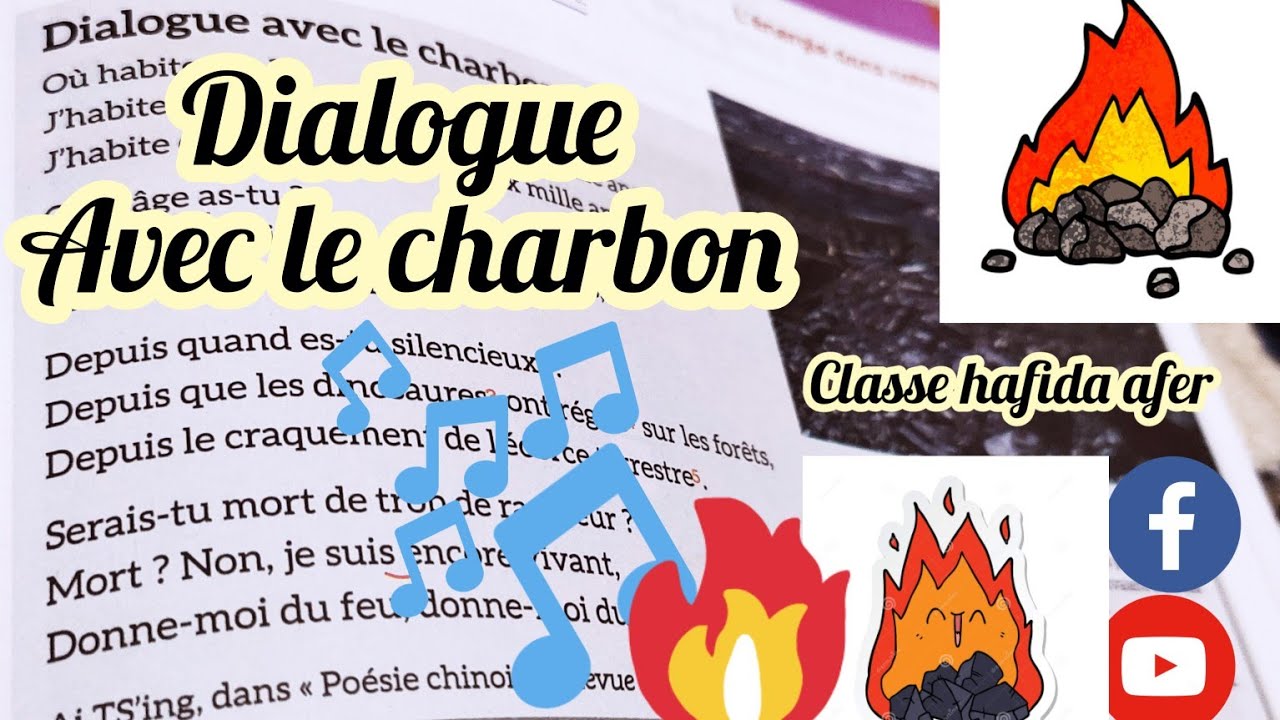 dialogue avec le charbon lecture diction mes apprentissages en français page 6ème année primaire 121