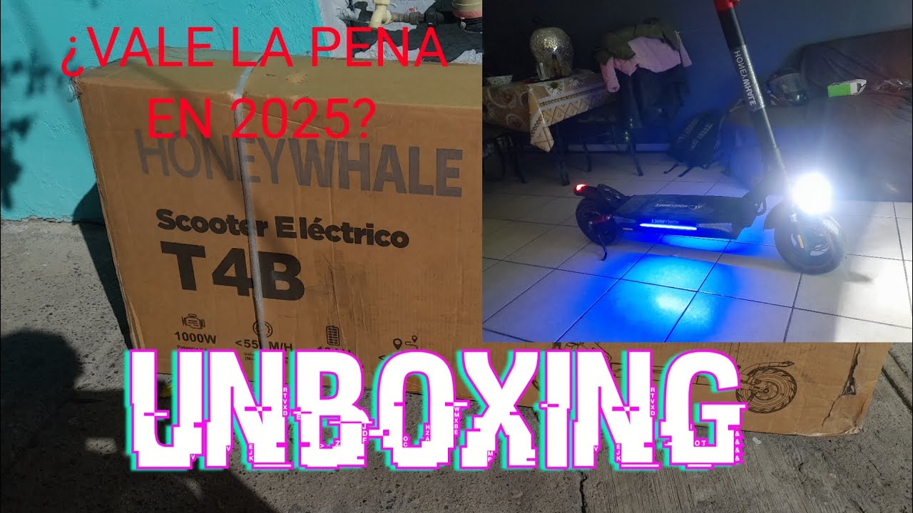 Scooter T4B HONEY WHALE (UNBOXING) ¿VALE LA PENA EN 2025?