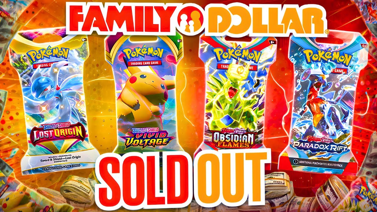 I Bought ALL The Pok&eacute;mon Cards in Family Dollar! Can We Profit?