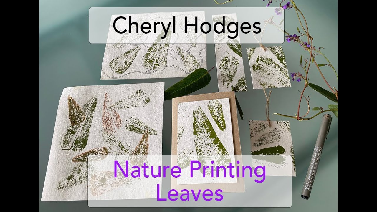 Nature printing - leaves
