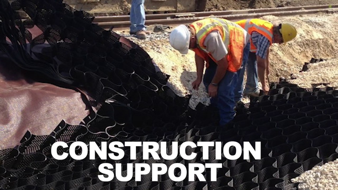 GEOWEB® Geocells for Rail & Port/Intermodal Stabilization