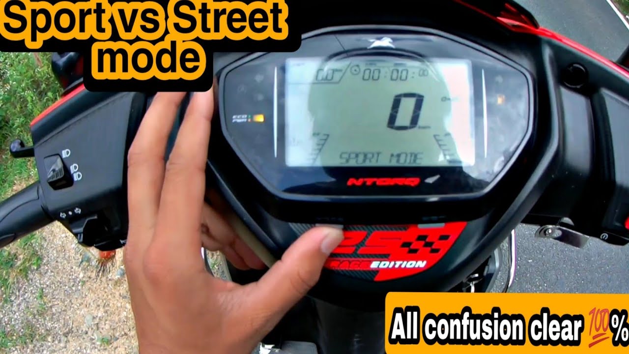 Sport and Street mode on TVS Ntorq | All confusion clear 💯%