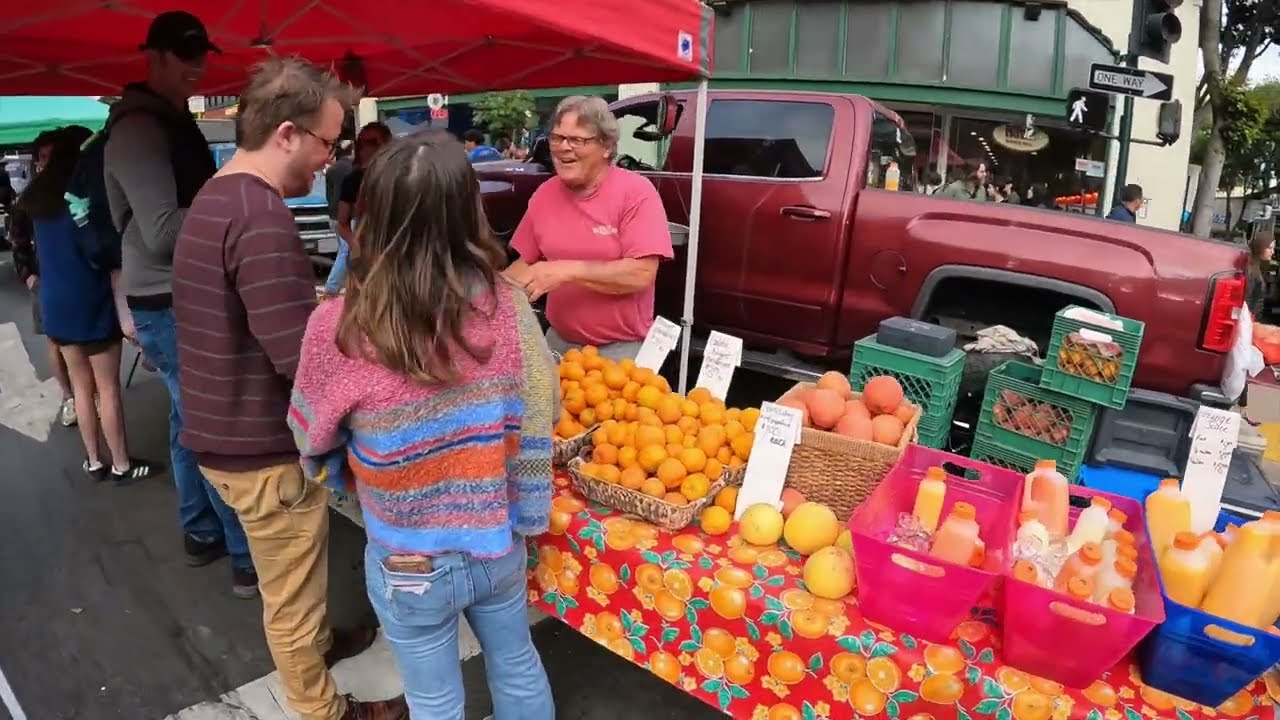 San Luis Obispo Farmer's Market Walk Through