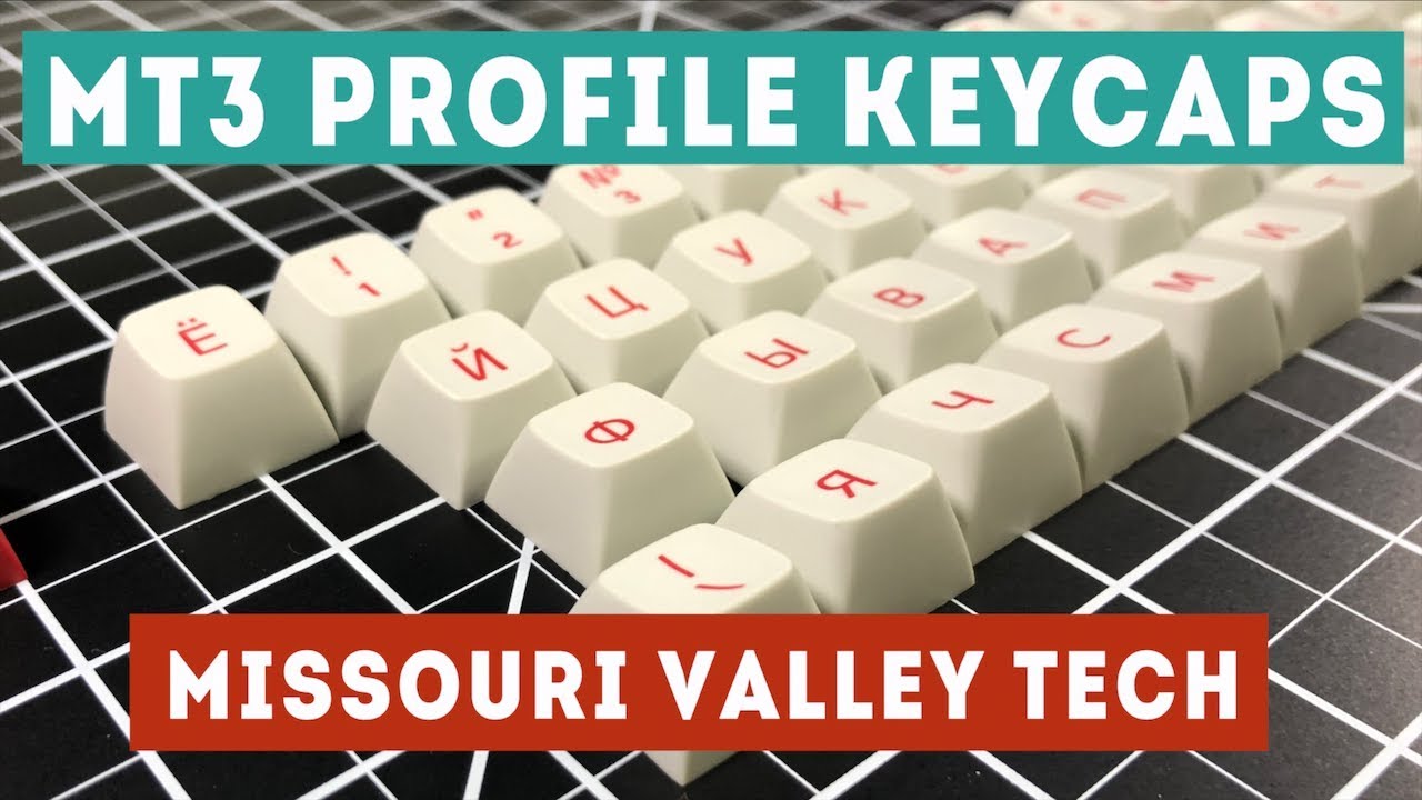First Look: /dev/tty MT3 Profile Keycaps
