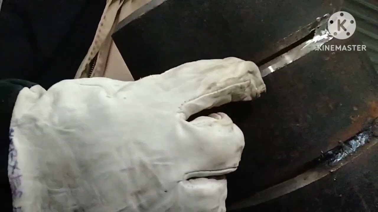 Smaw process Root pass 6G fixed pipe inclined position in 45 °