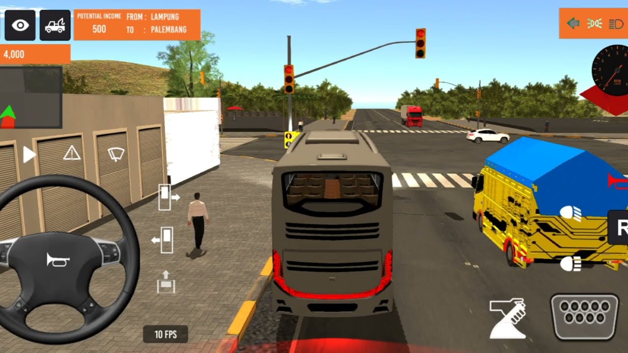 MY FIRST BUS SIMULATOR GAME INDONESIA FIRST BUS DRIVE