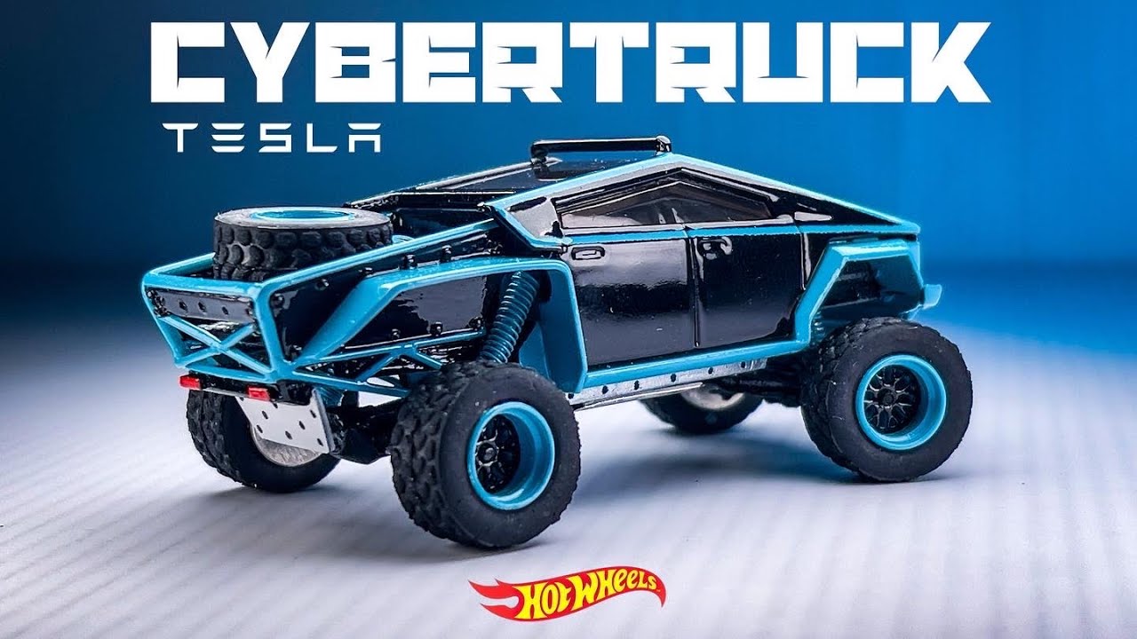 Tesla Cybertruck Offroad Hot Wheels Custom