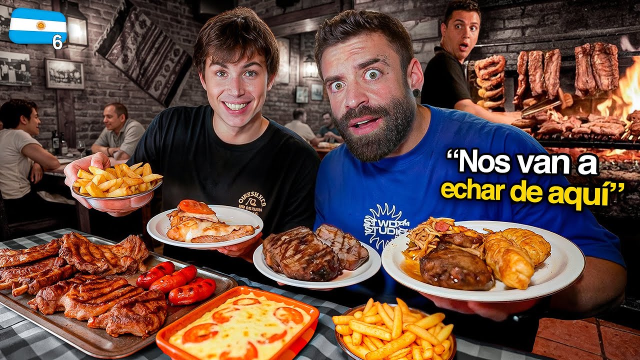 ARRUINANDO un BUFFET de ASADO en ARGENTINA y CASI REVENTAMOS A COMER!