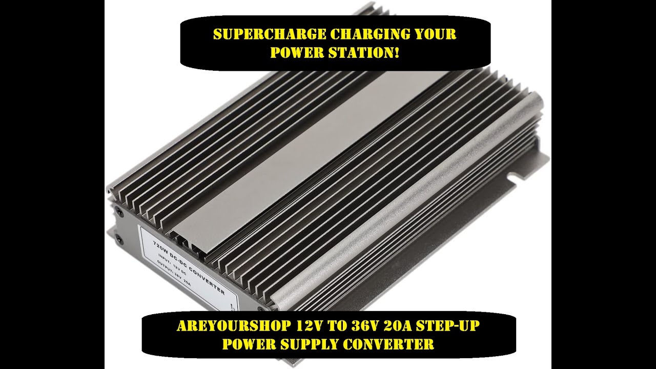 Fast Charge Your Power Station off of 12 Volts!