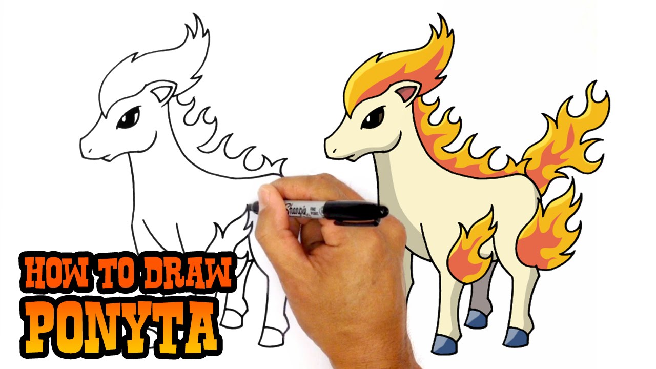 How to Draw Pokemon | Ponyta