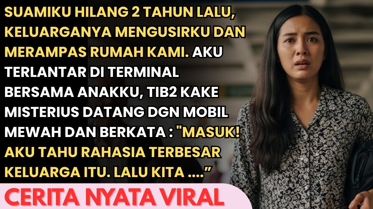 SUAMIKU HILANG 2 TAHUN DAN AKU DIUSIR KELUARGANYA - DIJALAN TIBA2 MUNCUL KAKE MISTERIUS DAN BERKATA