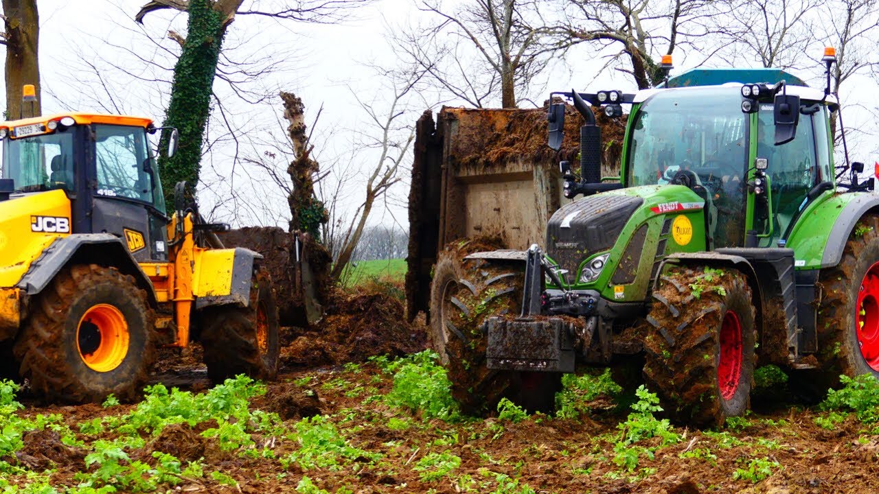 XL ÉPANDAGE DE FUMIER 2022 | 2X ROLLFORCE 6620 & CHARGEUSE JCB 418s | SARL TALIGOT