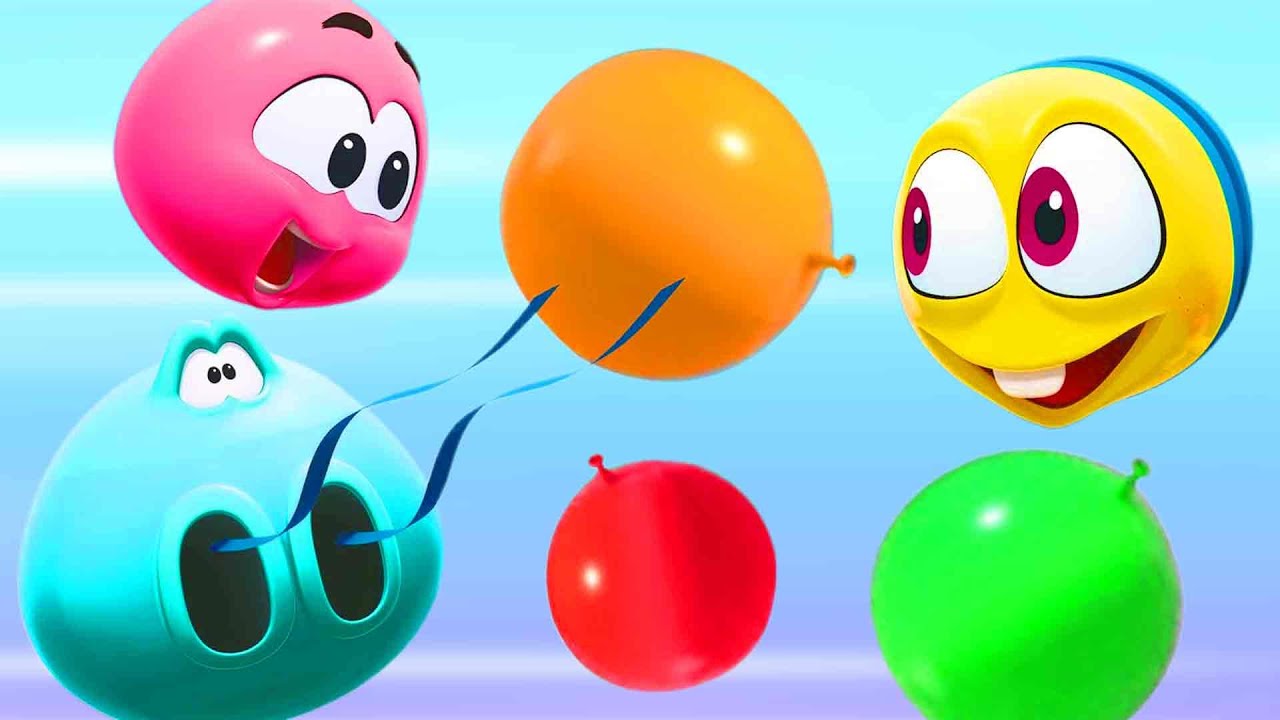 Wonderballs Playing With Balloons | Cartoons for Kids | WonderBalls Playground