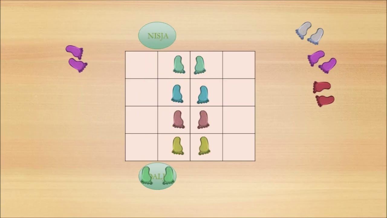 Hopscotch Rhythm - Orientimi ne kuadrature & ritem (4x4)