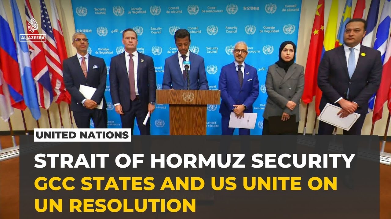 Gulf states back US-led UN resolution on Strait of Hormuz security
