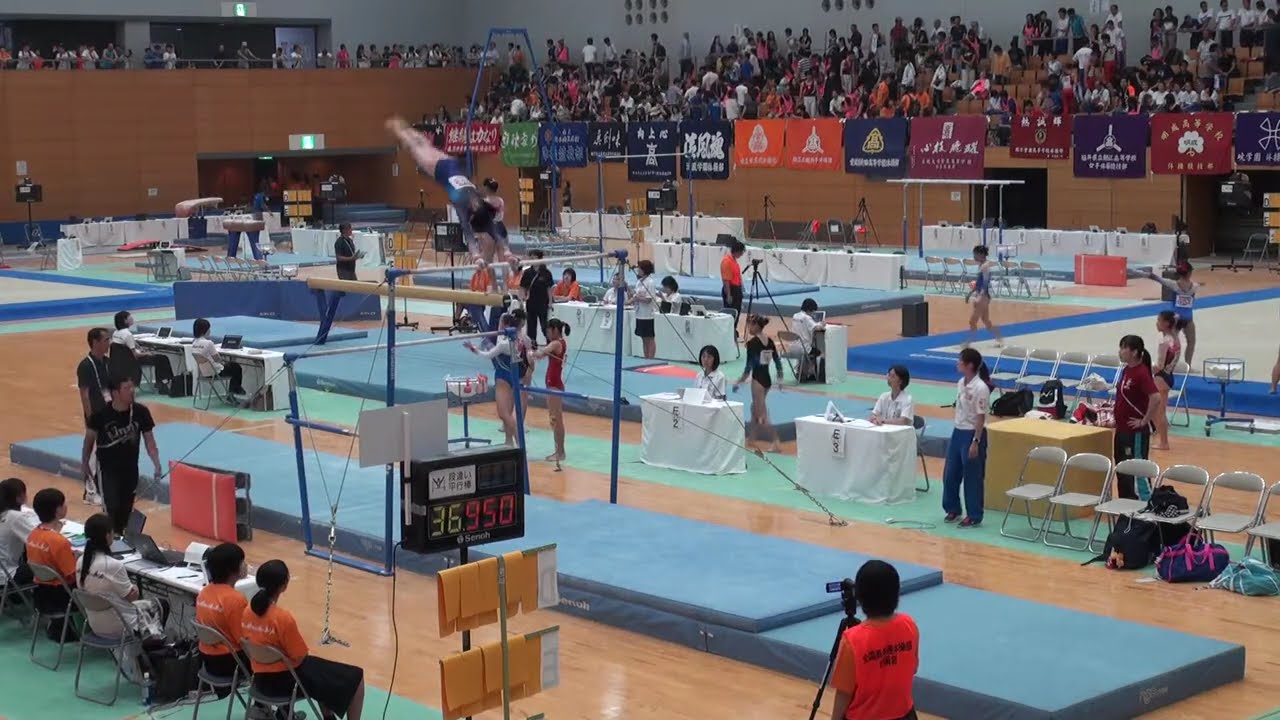 2017年 体操競技女子 決勝演技 段違い平行棒 2班 2